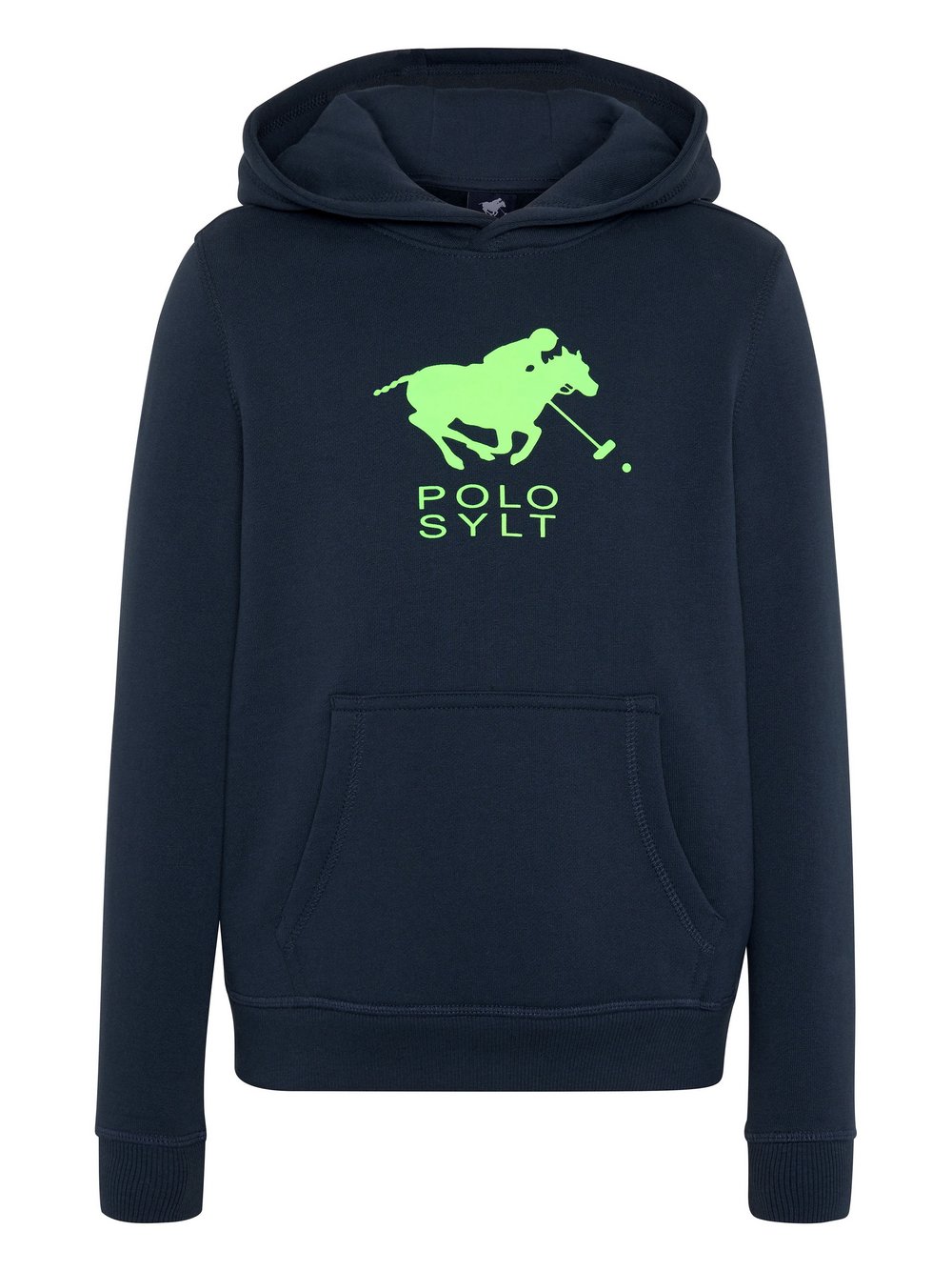 Polo Sylt Sweatshirt Jungen Baumwolle blau bedruckt, 134