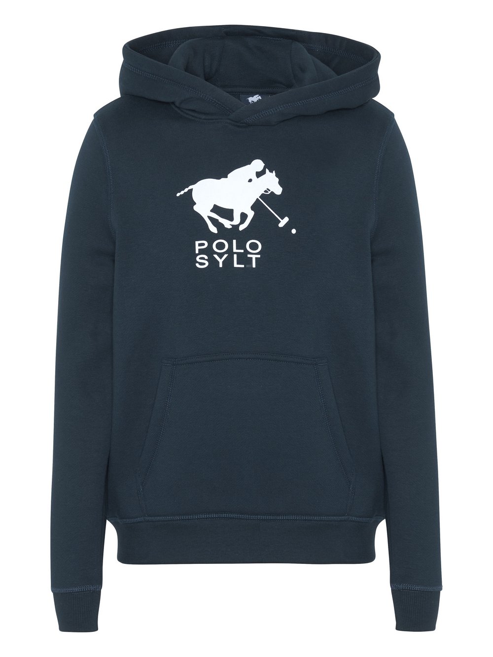 Polo Sylt Sweatshirt Jungen Baumwolle blau bedruckt, 158