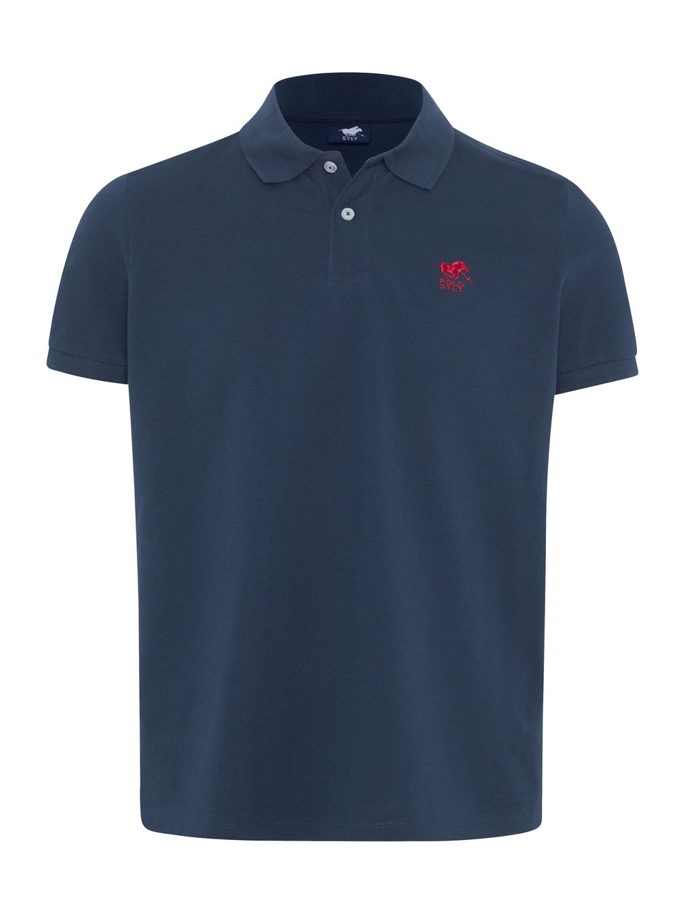 Polo Sylt Poloshirt Herren Baumwolle blau, S