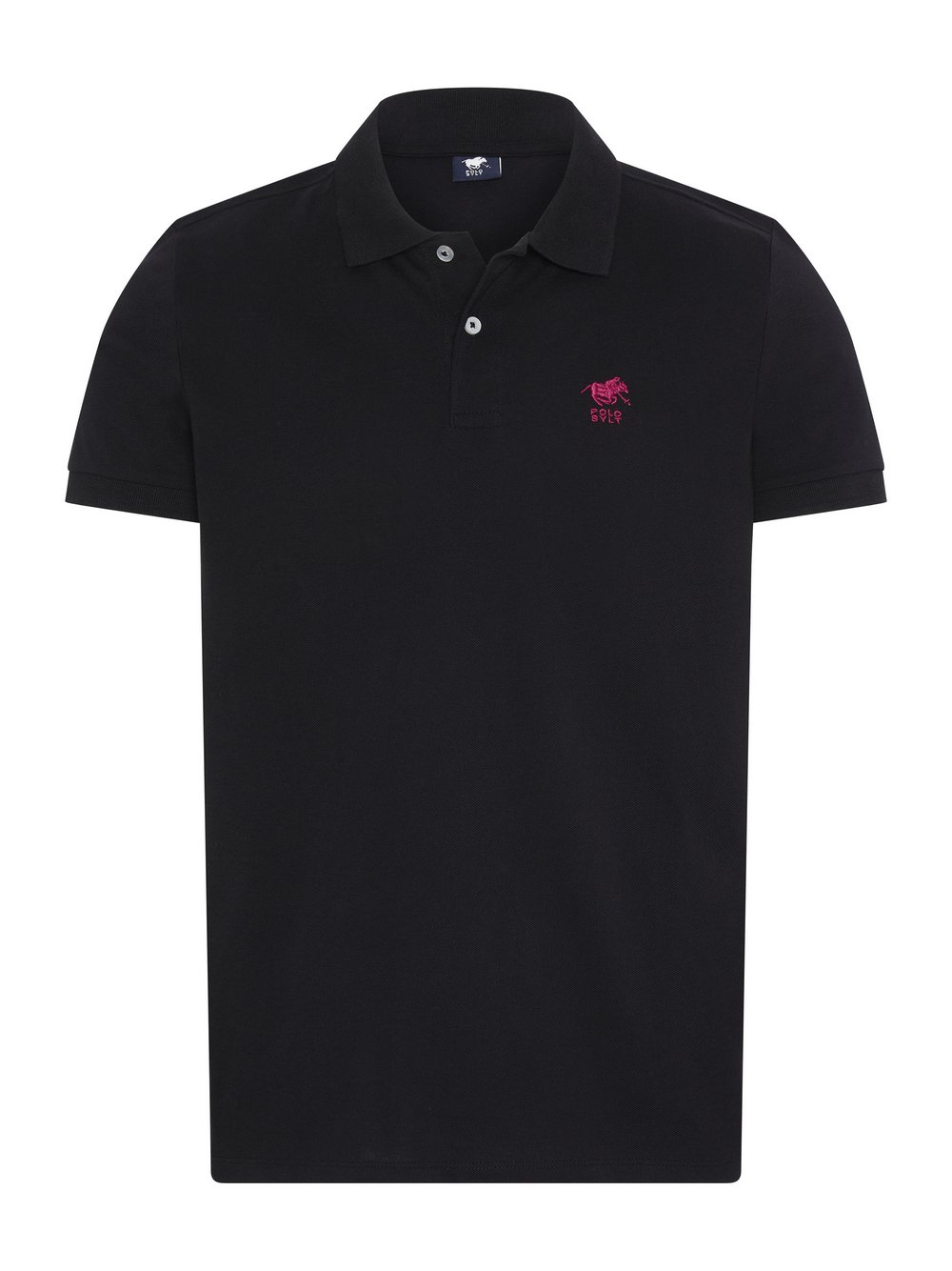 Polo Sylt Poloshirt Herren Baumwolle schwarz, S