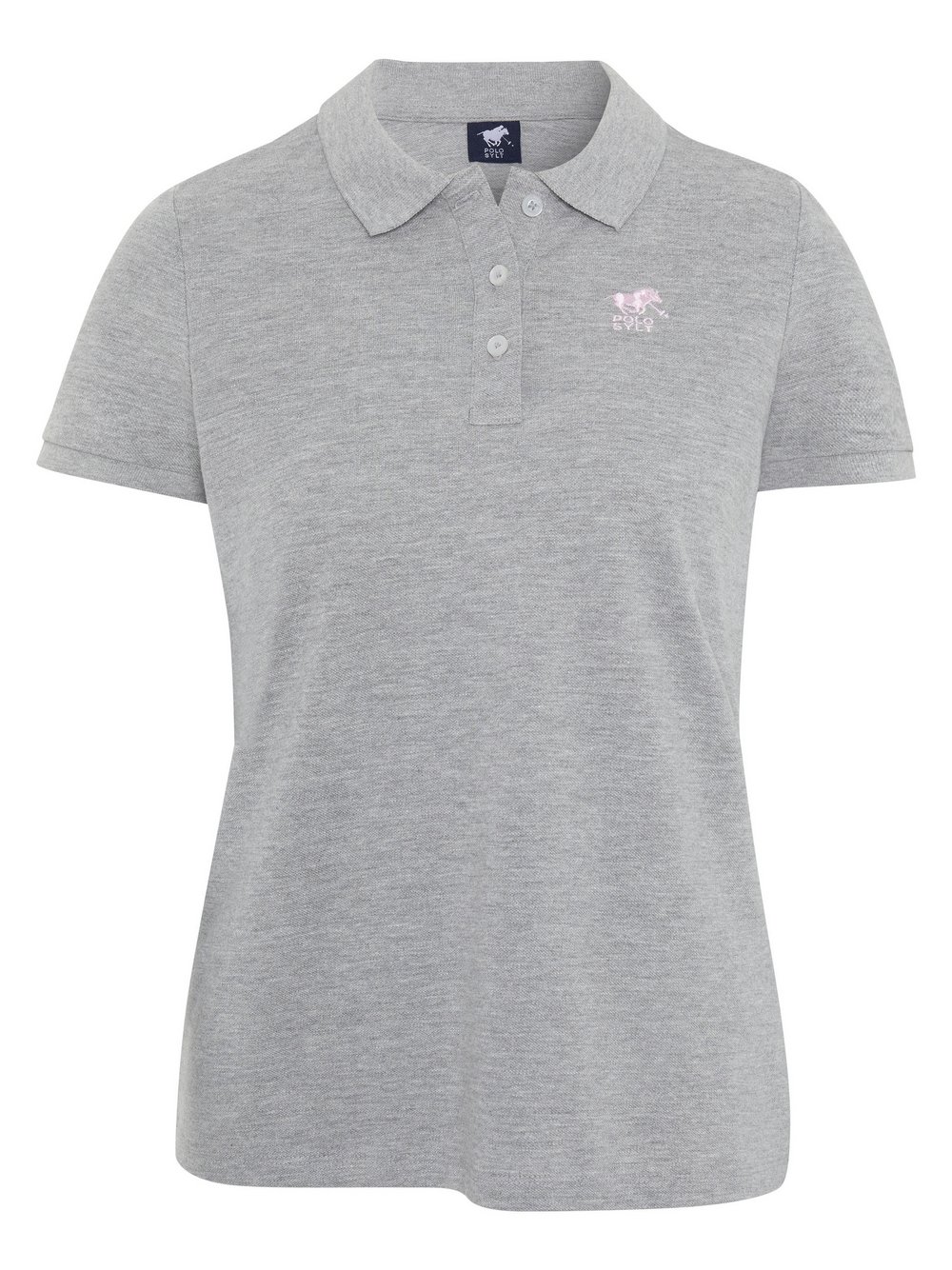 Polo Sylt Poloshirt Damen Baumwolle grau, M