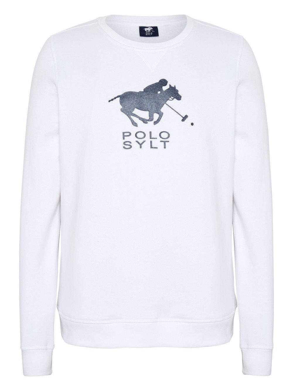 Polo Sylt Sweatshirt Mädchen Baumwolle weiß bedruckt, 158