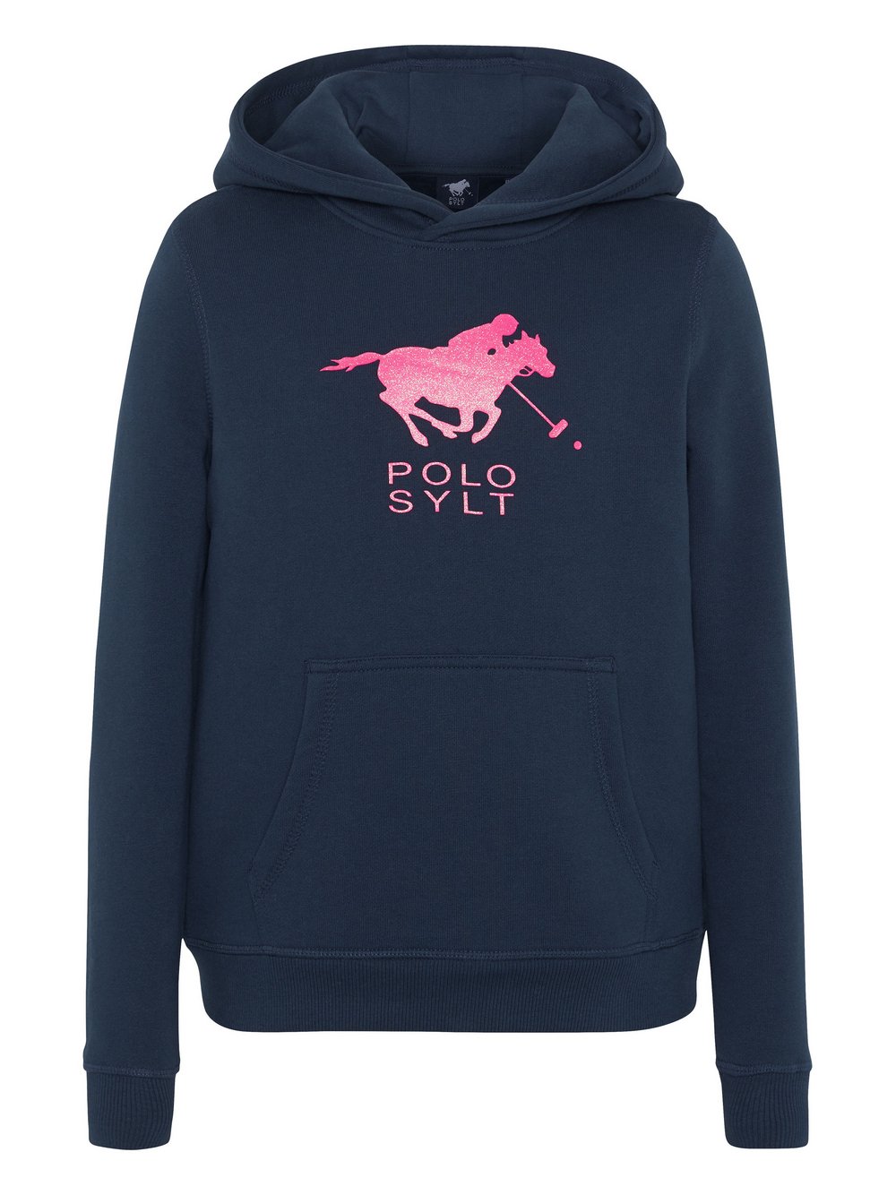 Thumbnail - Polo Sylt Sweatshirt Mädchen Baumwolle blau bedruckt, 122