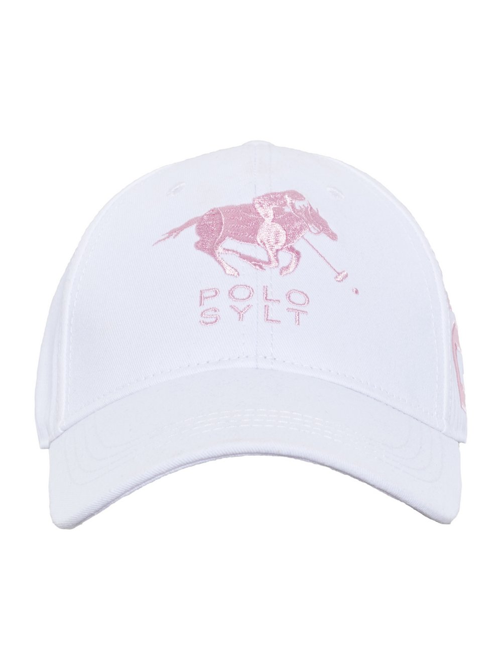 Polo Sylt Basecap Damen Baumwolle weiß bedruckt, ONE SIZE