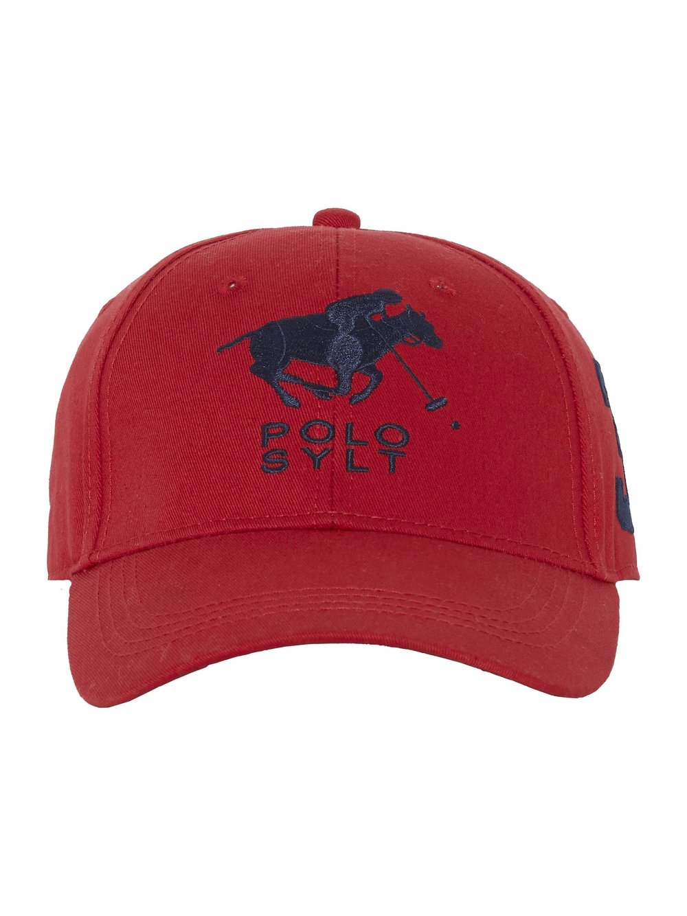 Polo Sylt Basecap Damen Baumwolle rot, ONE SIZE