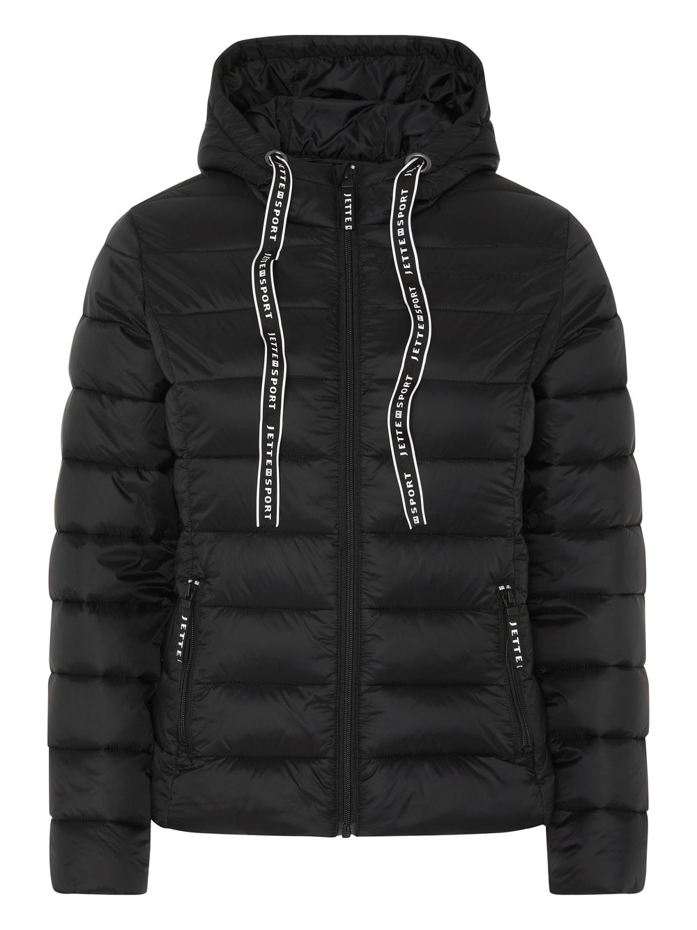 JETTE SPORT Wattierte Jacke Damen schwarz, 40-42