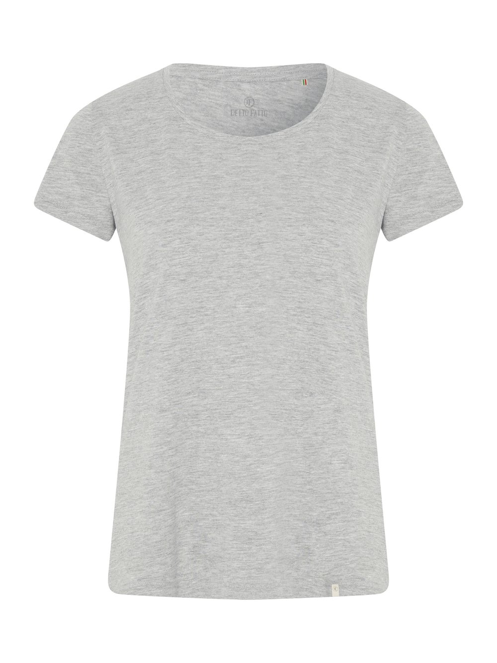 Detto Fatto T-Shirt Damen Baumwolle grau, 44