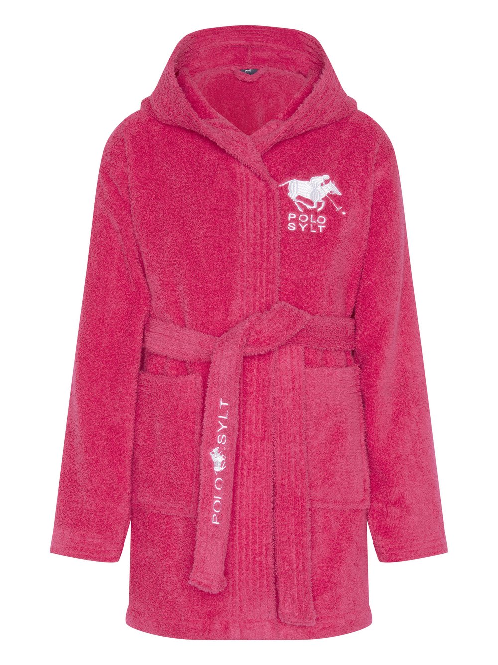 Polo Sylt Bademantel Kinder Baumwolle pink, 134