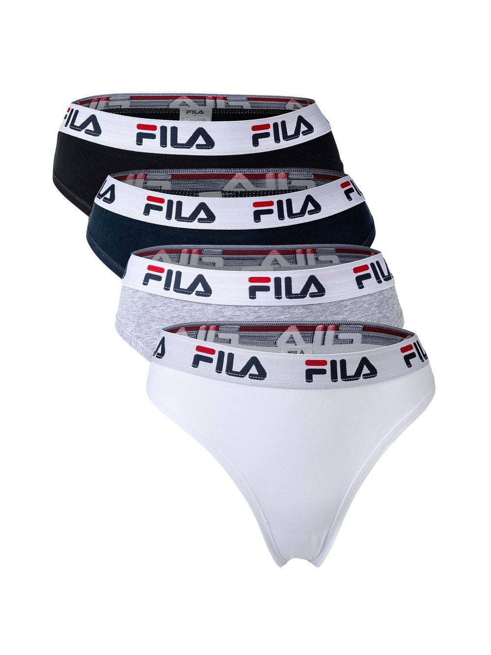 FILA String 4er Pack Damen Baumwolle mehrfarbig, S