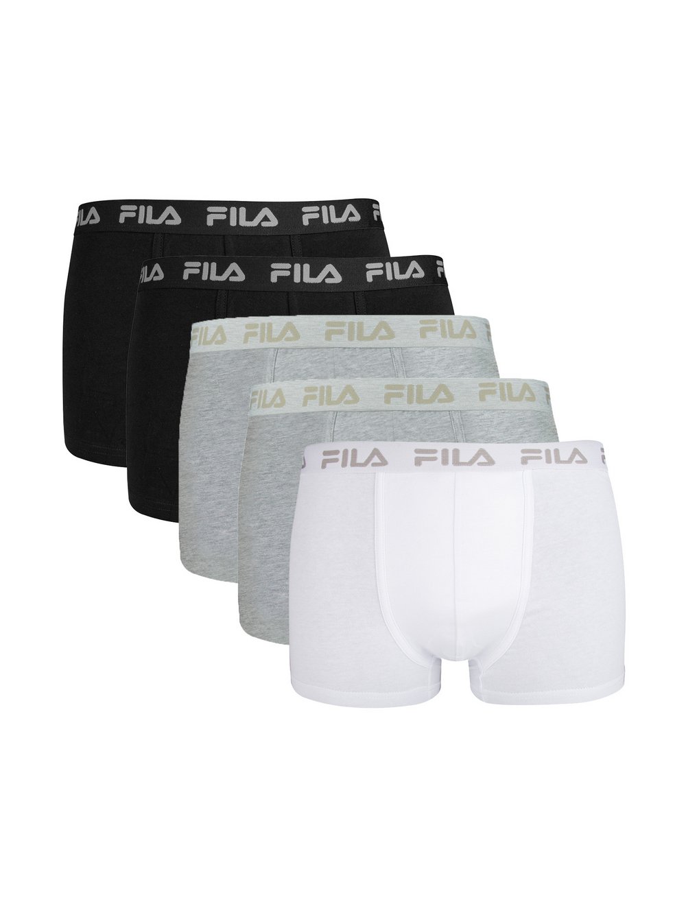 FILA Boxershort 5er Pack Herren Baumwolle mehrfarbig, S