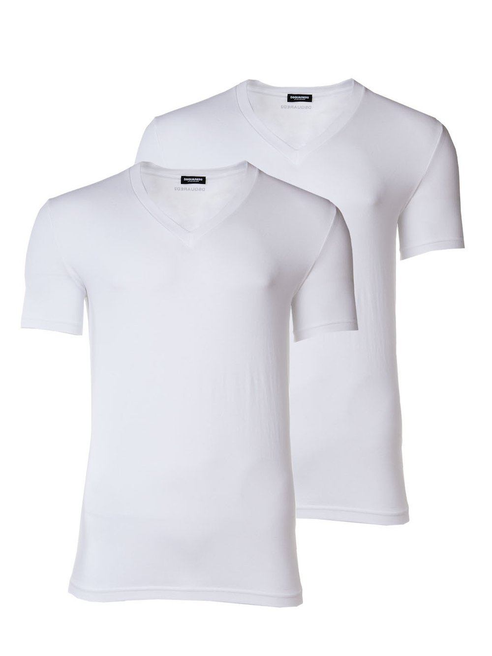 Dsquared T-Shirt 2er Pack Herren Baumwolle weiß, L