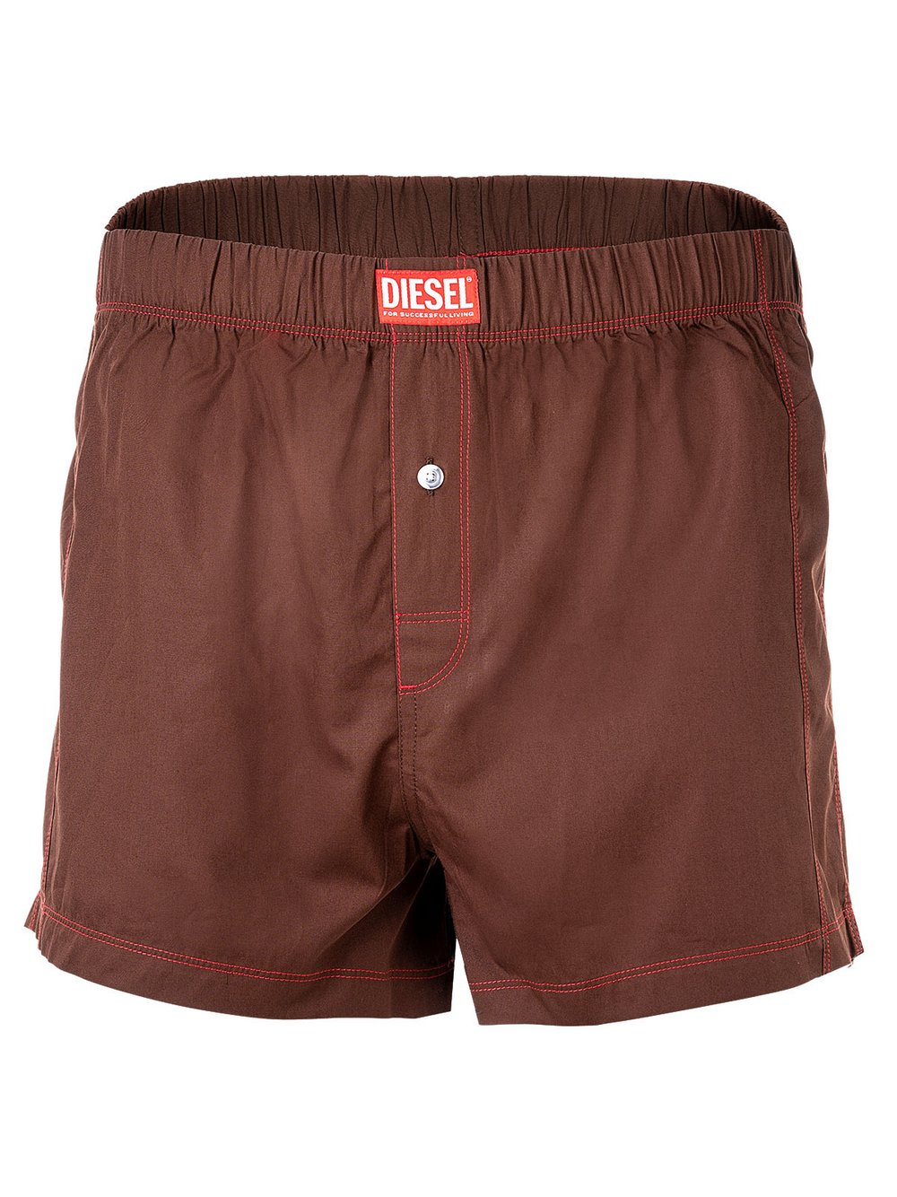 Diesel Web-Boxershorts 1er Pack Herren Baumwolle braun, M