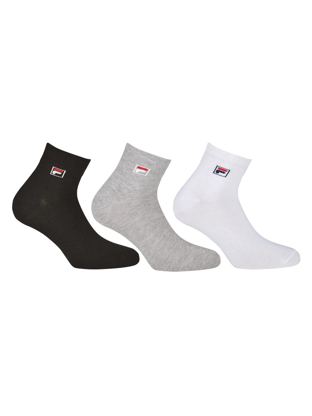 FILA Socken 3er Pack Damen Baumwolle mehrfarbig, 39-42