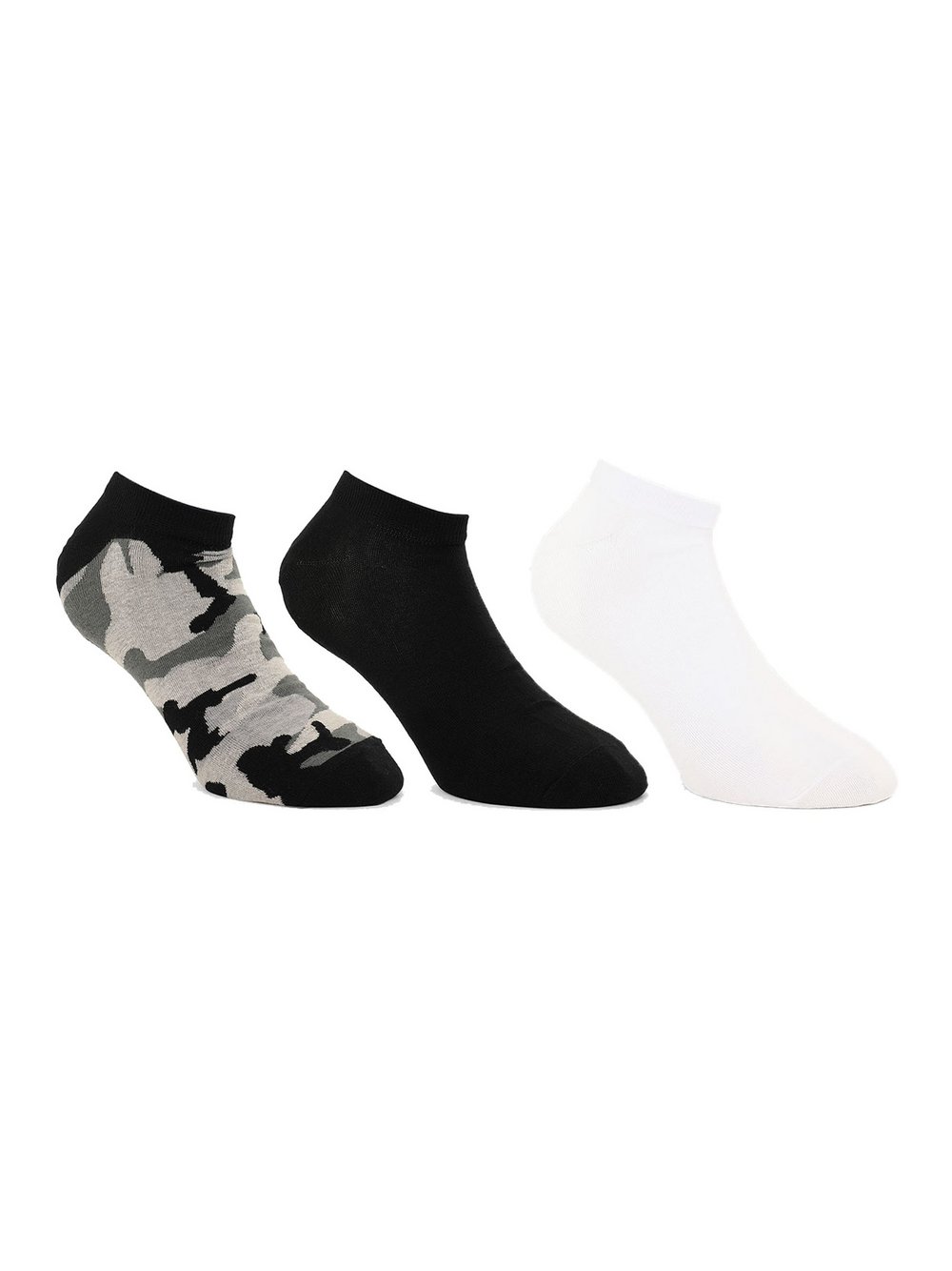Diesel Socken 3er Pack Herren Baumwolle mehrfarbig, M
