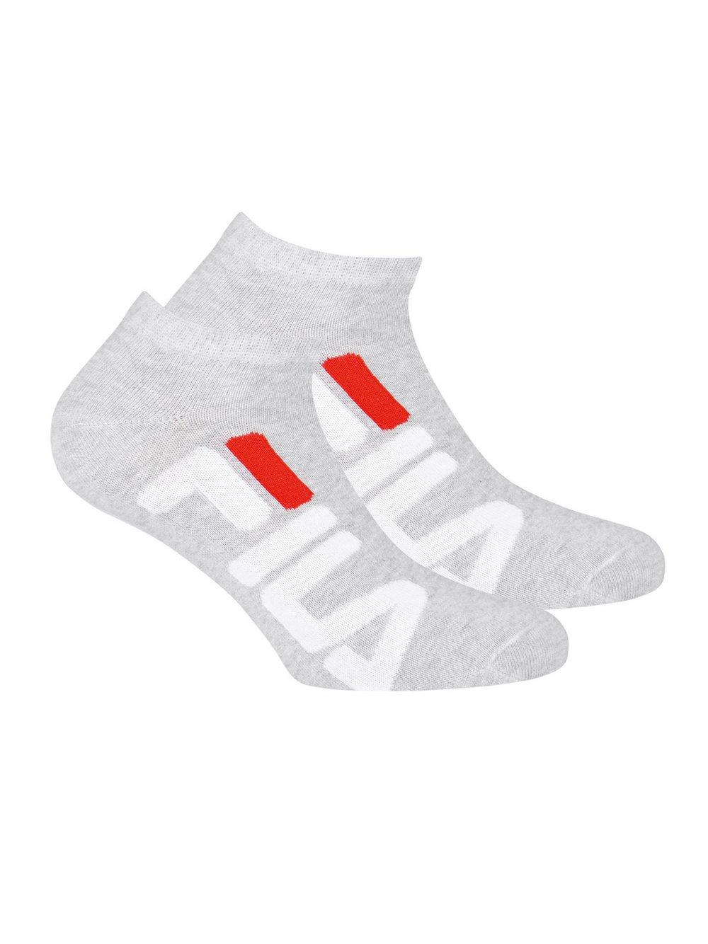 FILA Socken 2er Pack Damen Baumwolle grau, 35-38