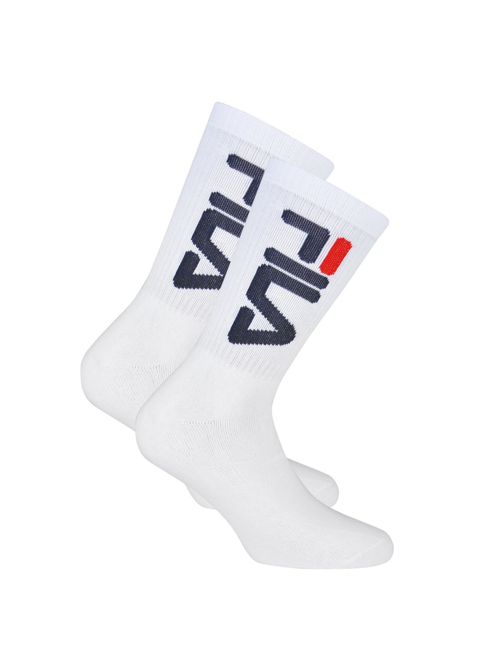 FILA Socken 2er Pack Damen Baumwolle weiß, 43-46