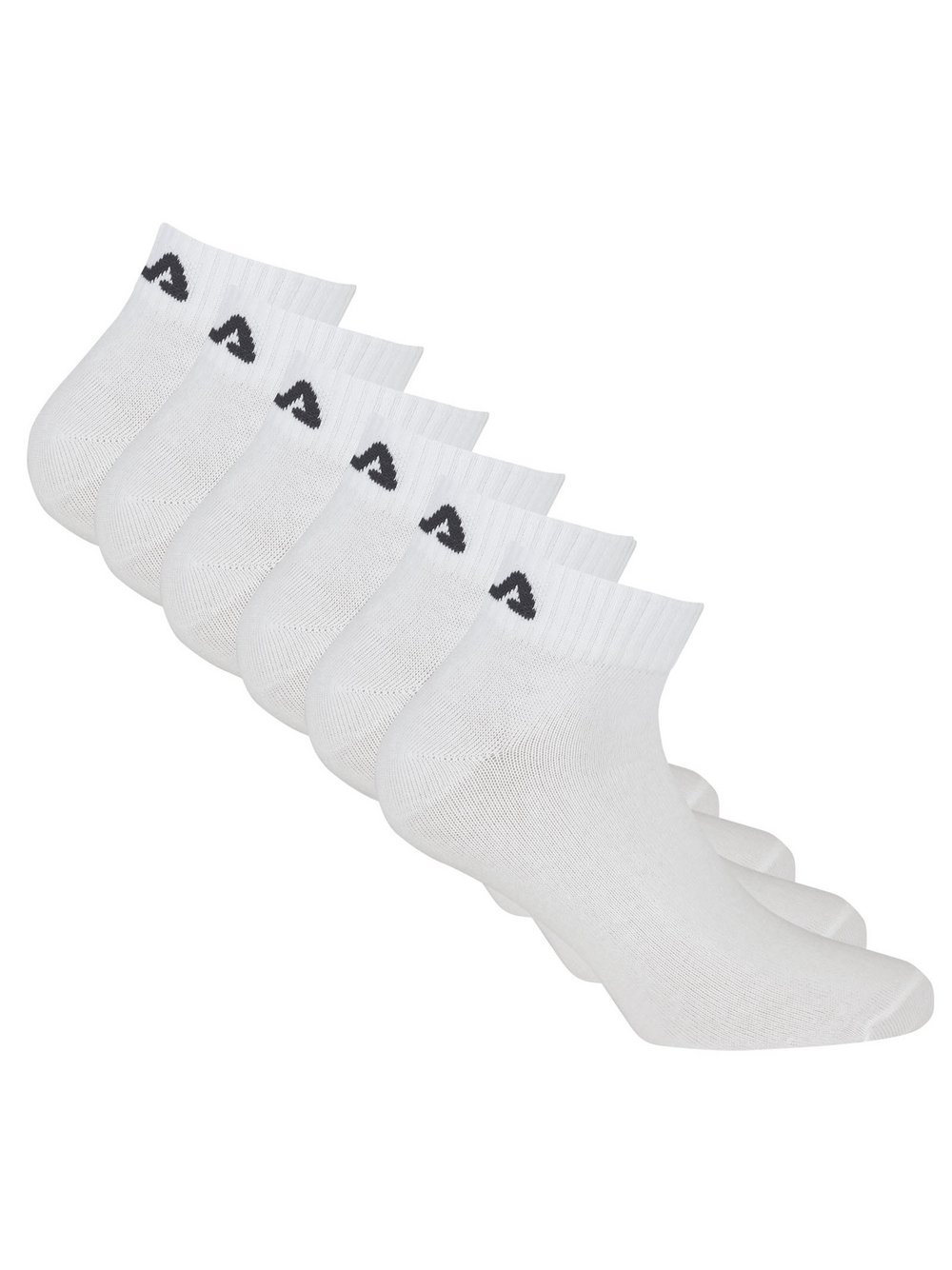 FILA Socken 6er Pack Damen Baumwolle weiß, 43-46