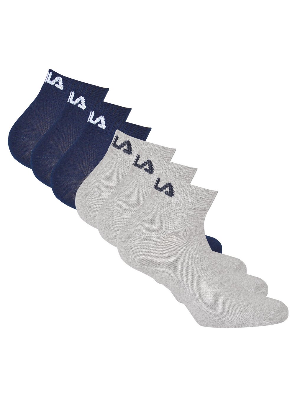 FILA Socken 6er Pack Damen Baumwolle mehrfarbig, 35-38