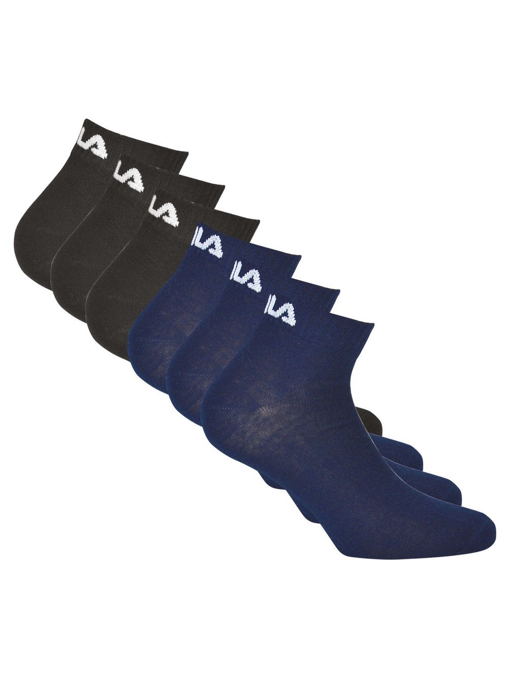 FILA Socken 6er Pack Damen Baumwolle mehrfarbig, 35-38