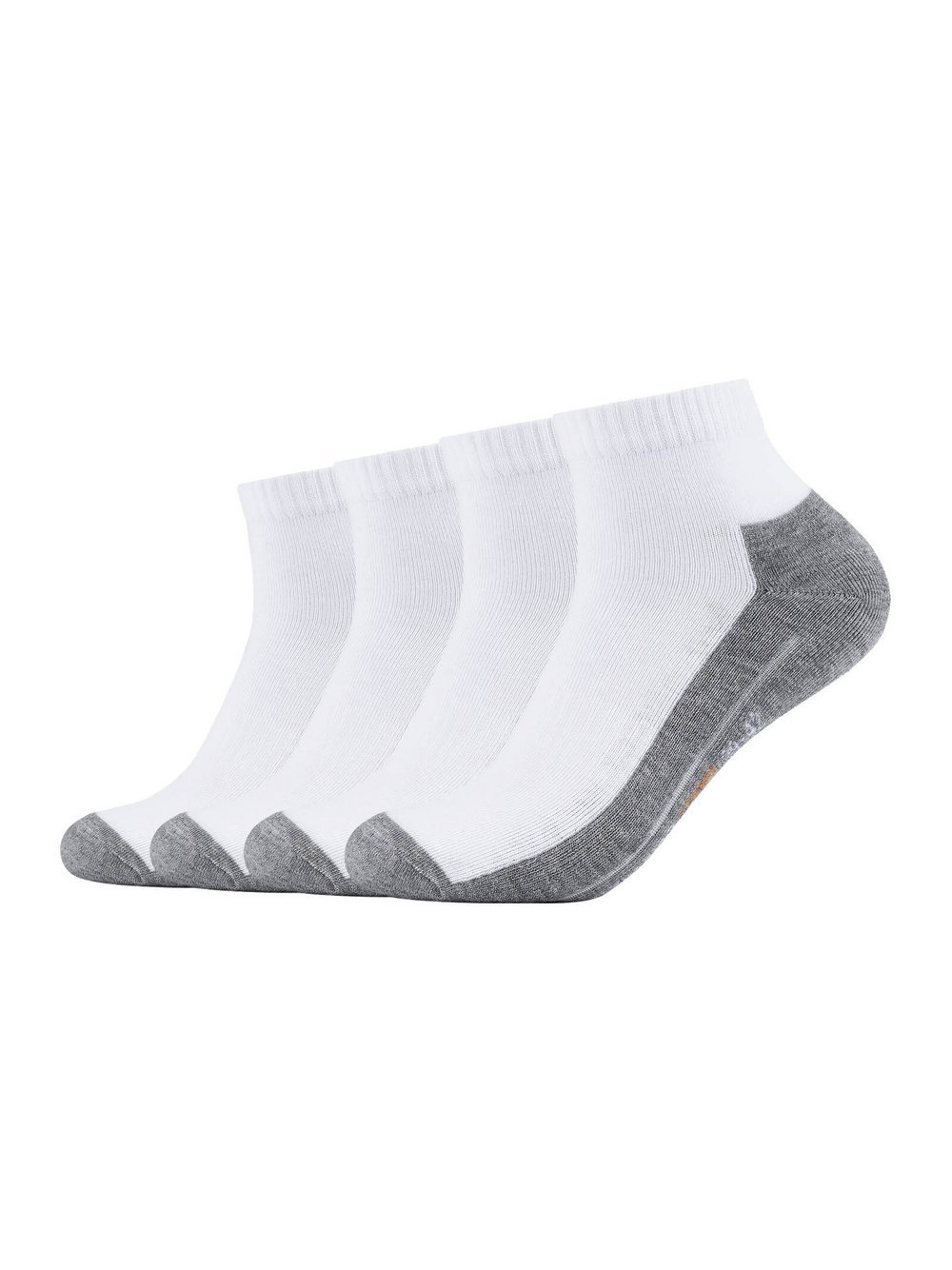 Camano Socken 4er Pack Damen Baumwolle weiß, 47-48