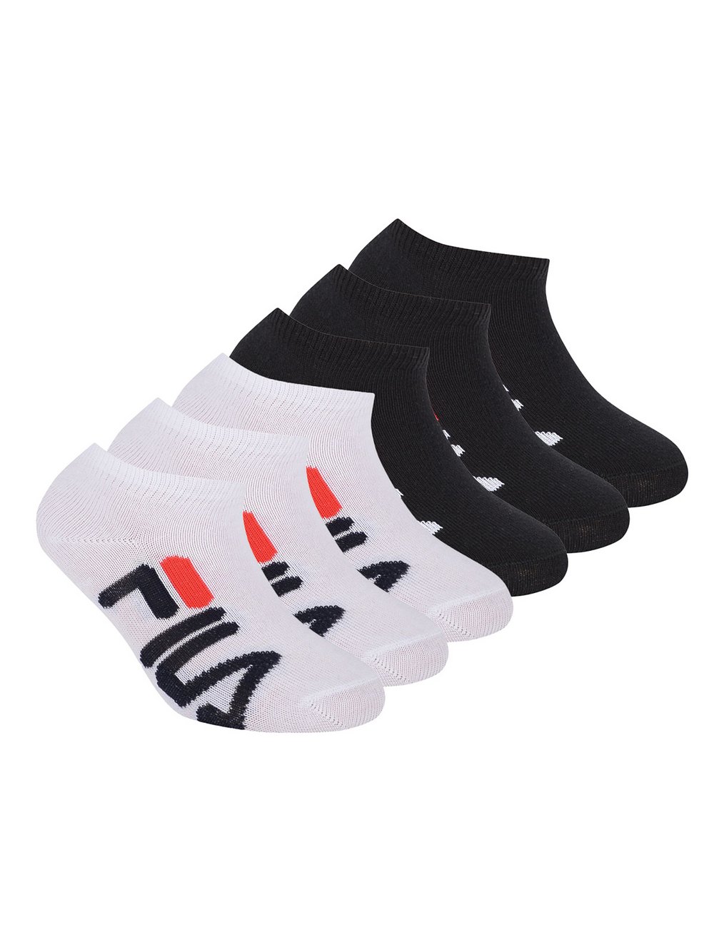 FILA Socken 6er Pack Kinder Baumwolle mehrfarbig, 31-34