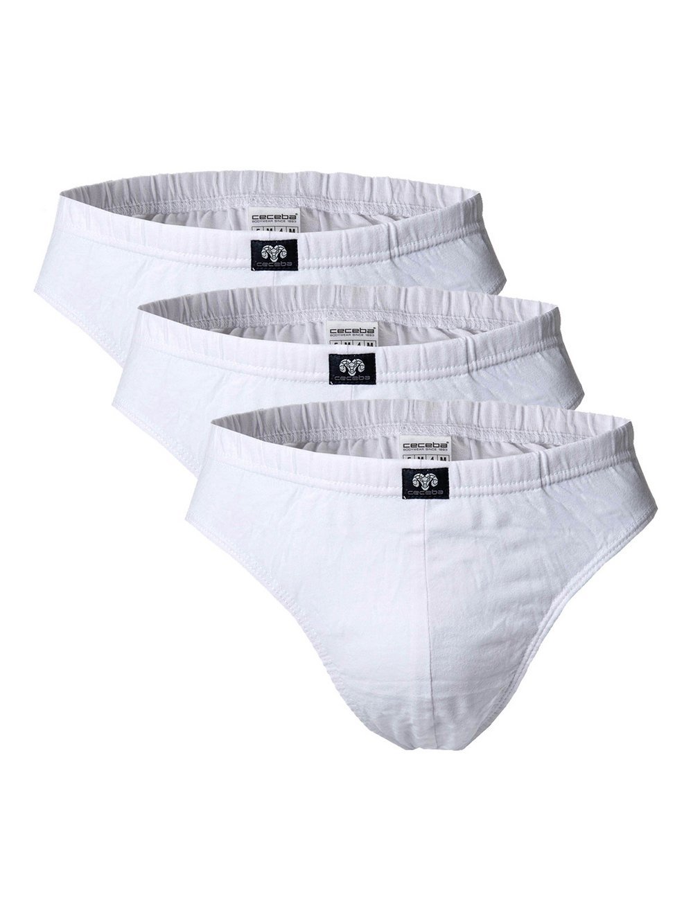 Ceceba Slip 3er Pack Herren Baumwolle mehrfarbig, L