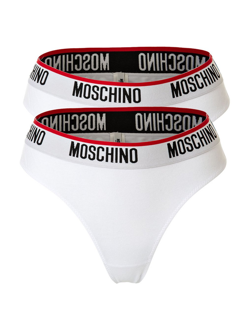 Love Moschino Slip 2er Pack Damen Baumwolle weiß, XS