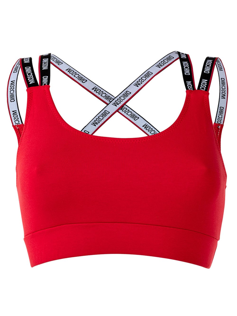 Love Moschino Bustier 1er Pack Damen Baumwolle rot, XS