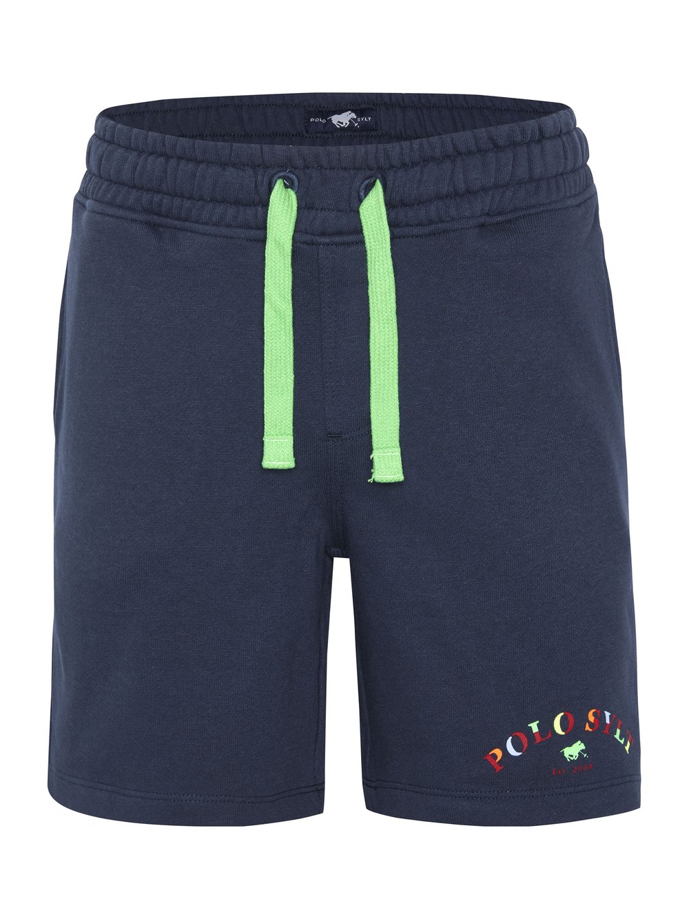 Polo Sylt Shorts Jungen Baumwolle blau bedruckt, 134