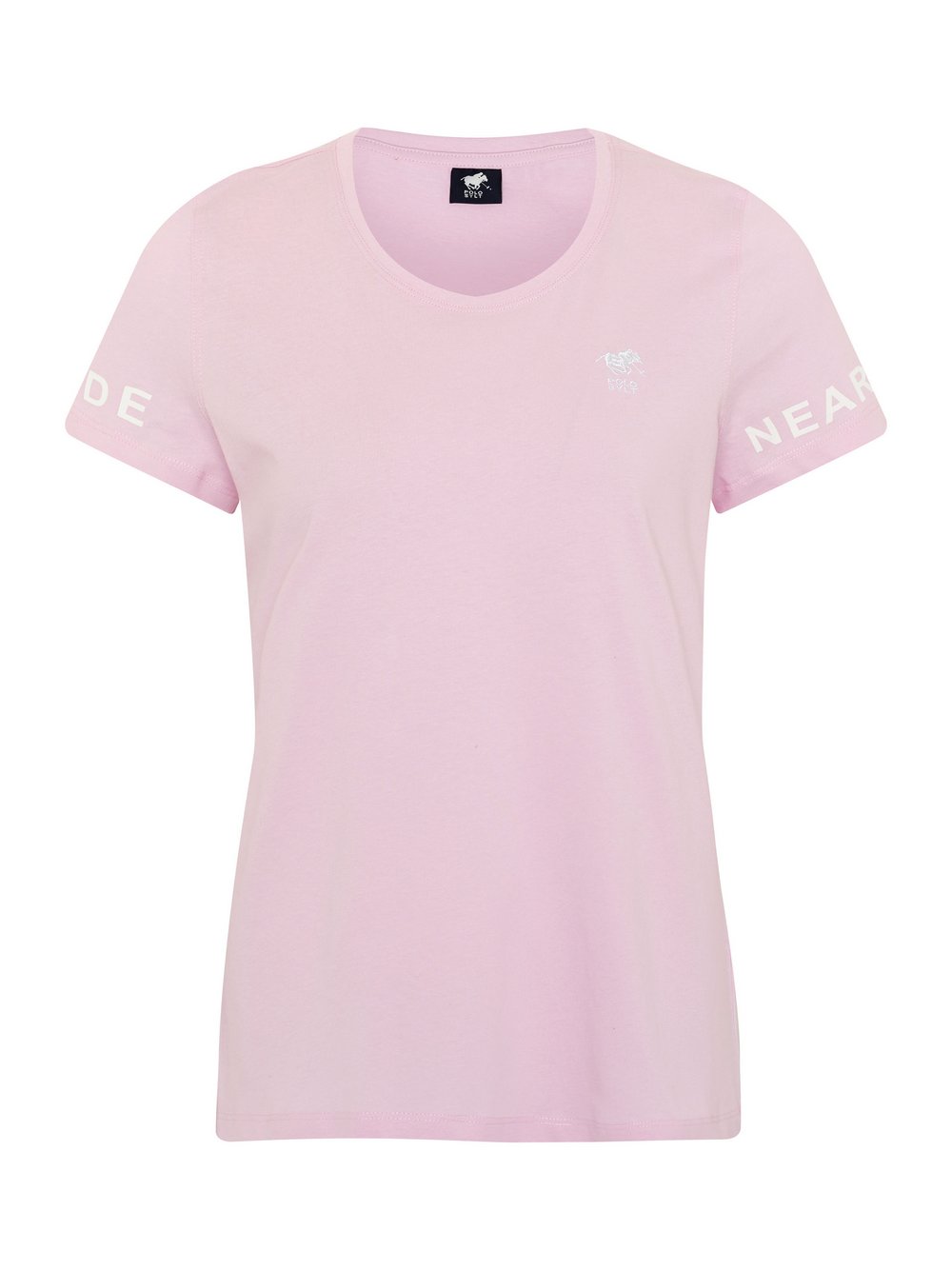 Polo Sylt T-Shirt Damen Baumwolle pink bedruckt, S