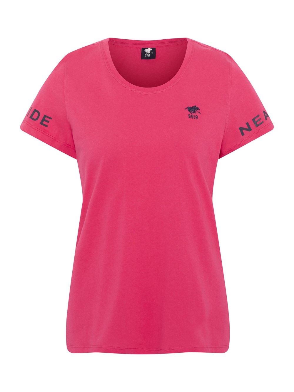 Polo Sylt T-Shirt Damen Baumwolle pink bedruckt, M