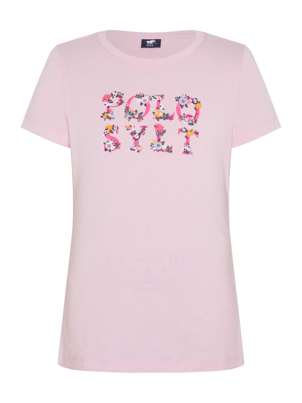 Polo Sylt T-Shirt Mädchen Baumwolle pink bedruckt, 146