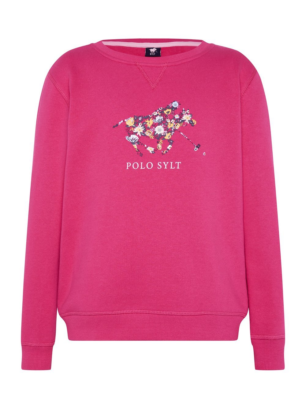 Polo Sylt Sweatshirt Mädchen Baumwolle pink bedruckt, 146