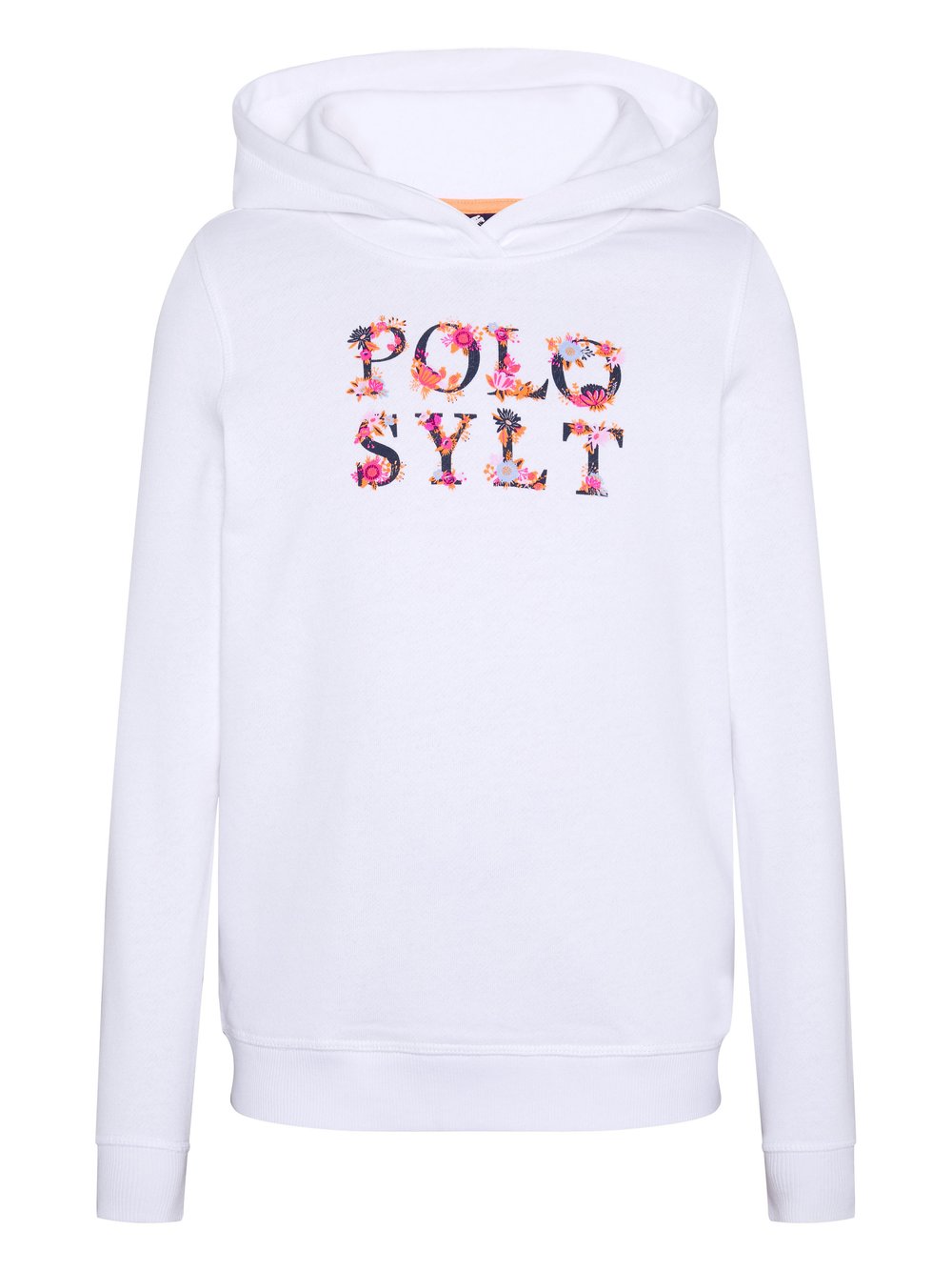 Polo Sylt Hoodie Mädchen Baumwolle weiß bedruckt, 122