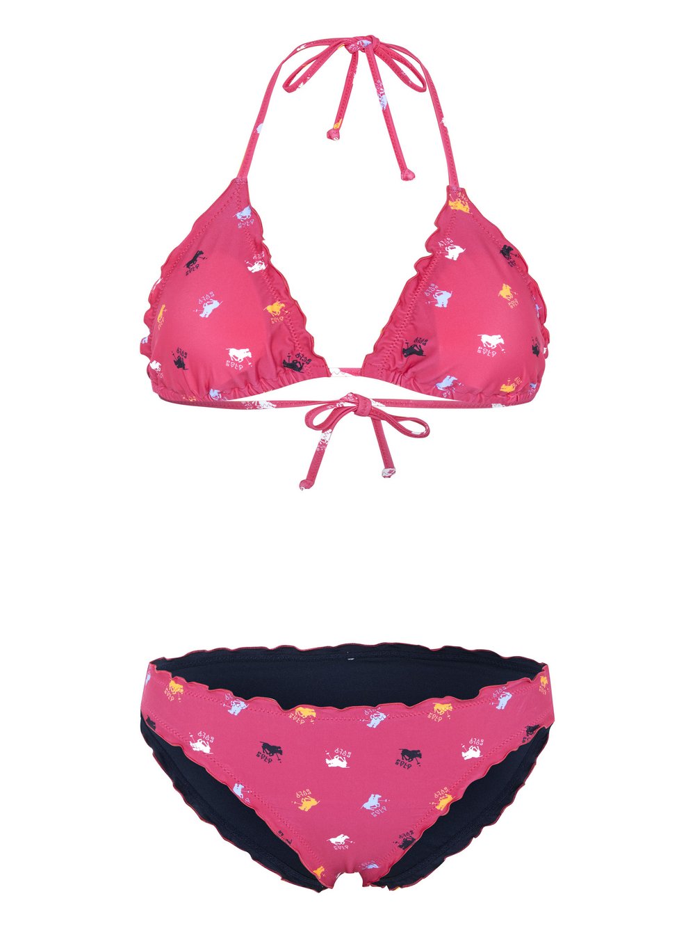 Thumbnail - Polo Sylt Bikini Damen Polyamid pink bedruckt, 42A