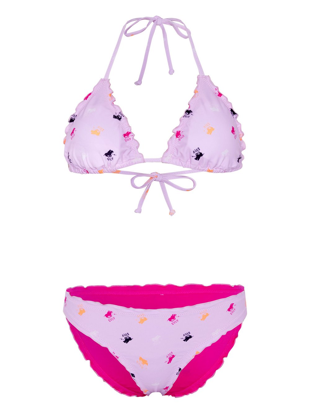 Thumbnail - Polo Sylt Bikini Damen Polyamid pink bedruckt, 34A