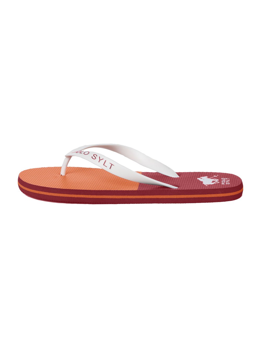 Polo Sylt Beach-Sandals Damen rot gemustert, 46-47