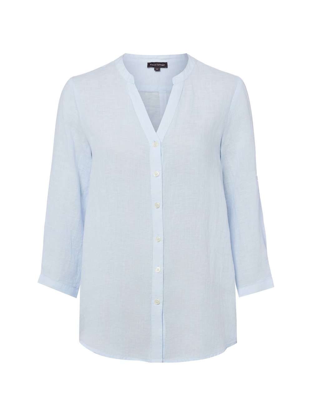 Franco Callegari Leinenbluse Damen blau, 38