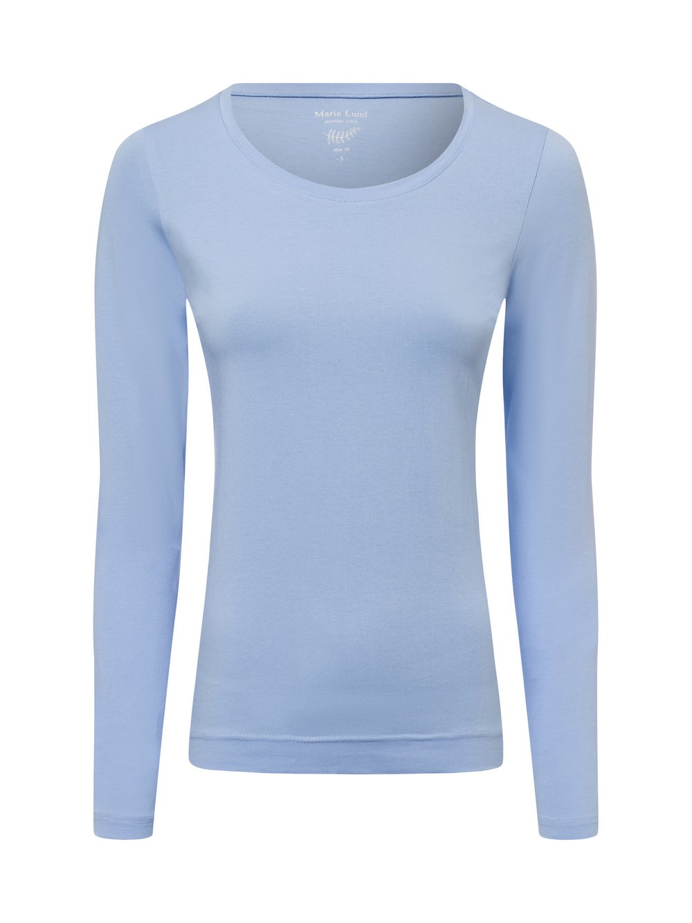 Marie Lund Langarmshirt Damen Jersey blau, S