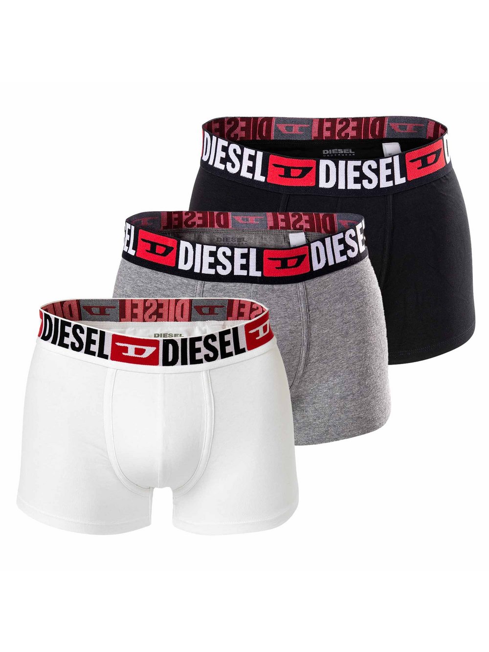 Diesel Boxershort 3er Pack Herren Baumwolle mehrfarbig, XXL