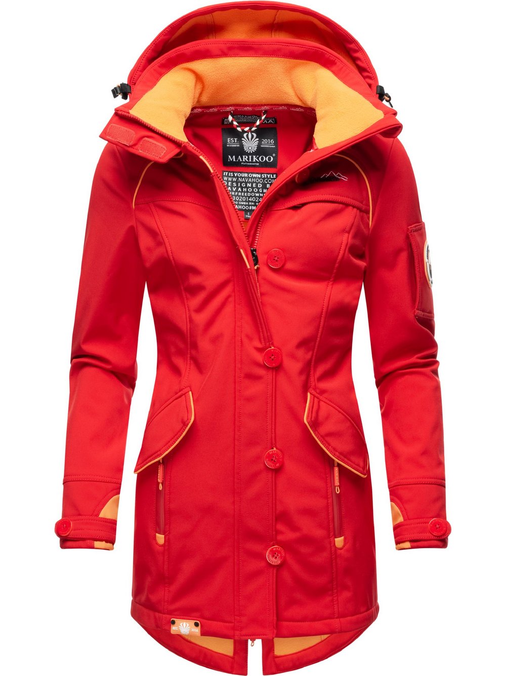 Thumbnail - Marikoo Übergangsjacke Damen rot, XS