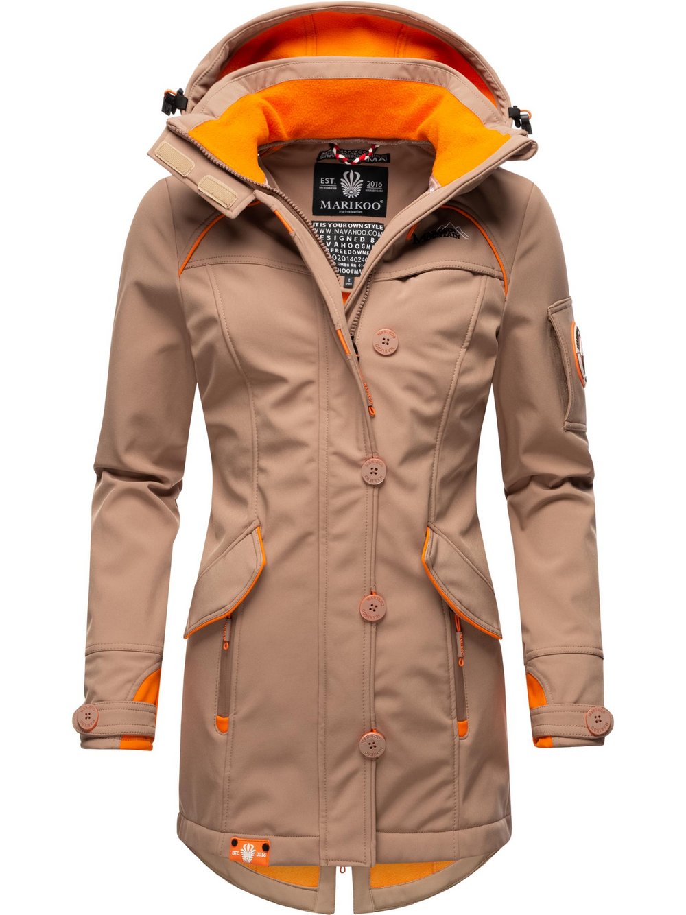 Thumbnail - Marikoo Übergangsjacke Damen braun, S