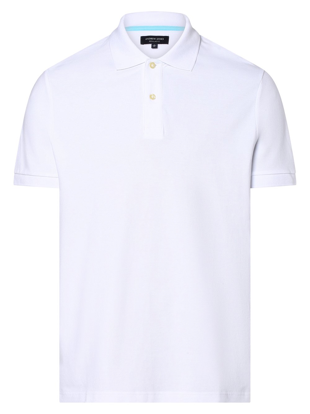 Andrew James Poloshirt Herren Baumwolle weiß, XXL