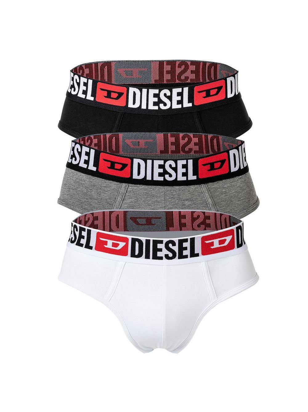 Diesel Slip 3er Pack Herren Baumwolle mehrfarbig, L