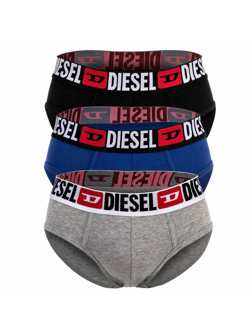 Diesel Slip 3er Pack Herren Baumwolle mehrfarbig, M