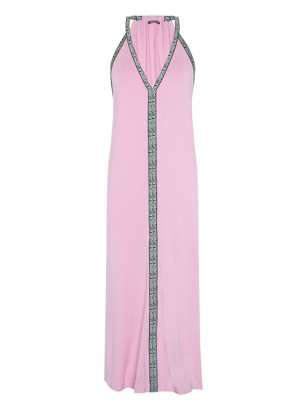 Chiemsee Kleid Damen Viskose rosa gemustert, XS