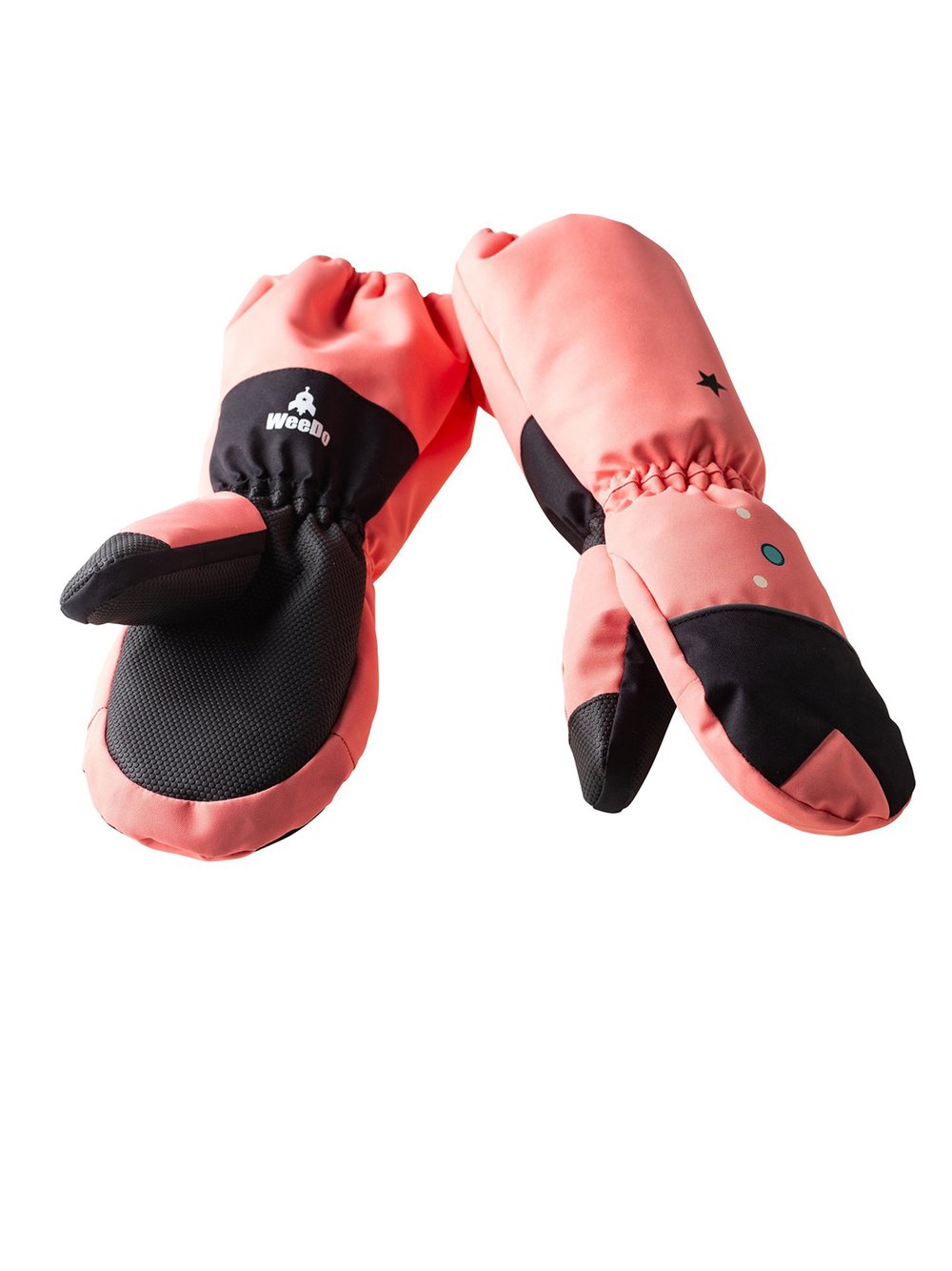 WeeDo Handschuhe Mädchen pink bedruckt, 6