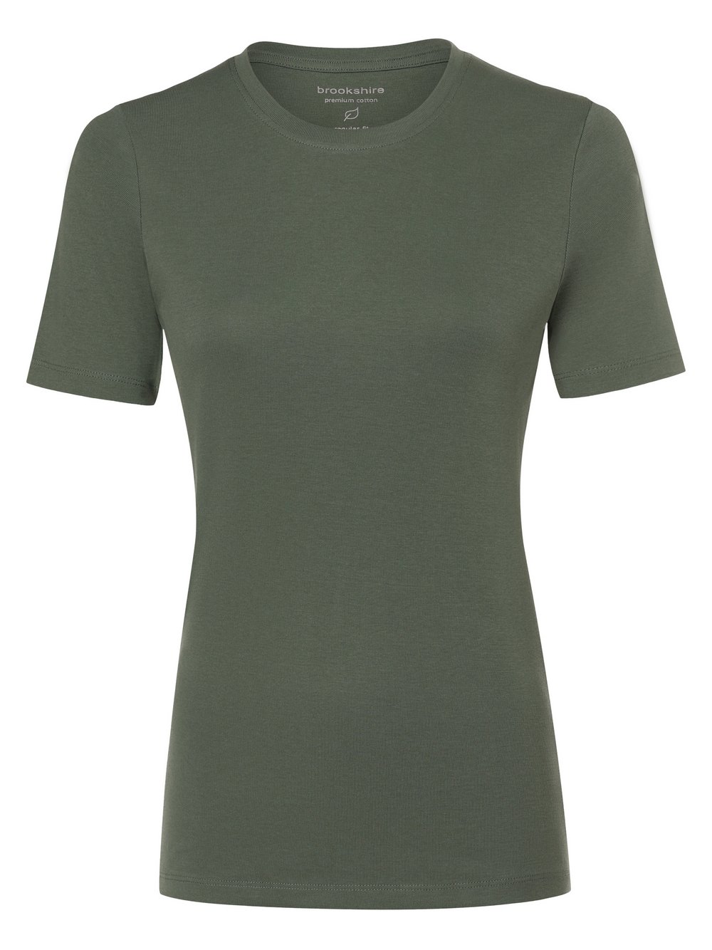 brookshire T-Shirt Damen Baumwolle grün, M