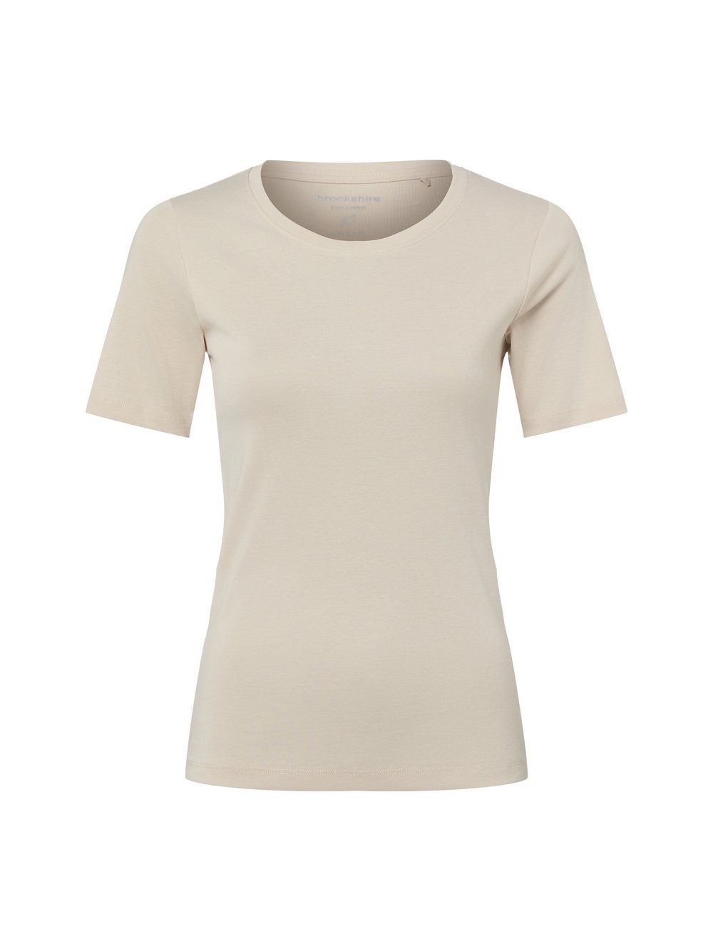 brookshire T-Shirt Damen Baumwolle beige, M