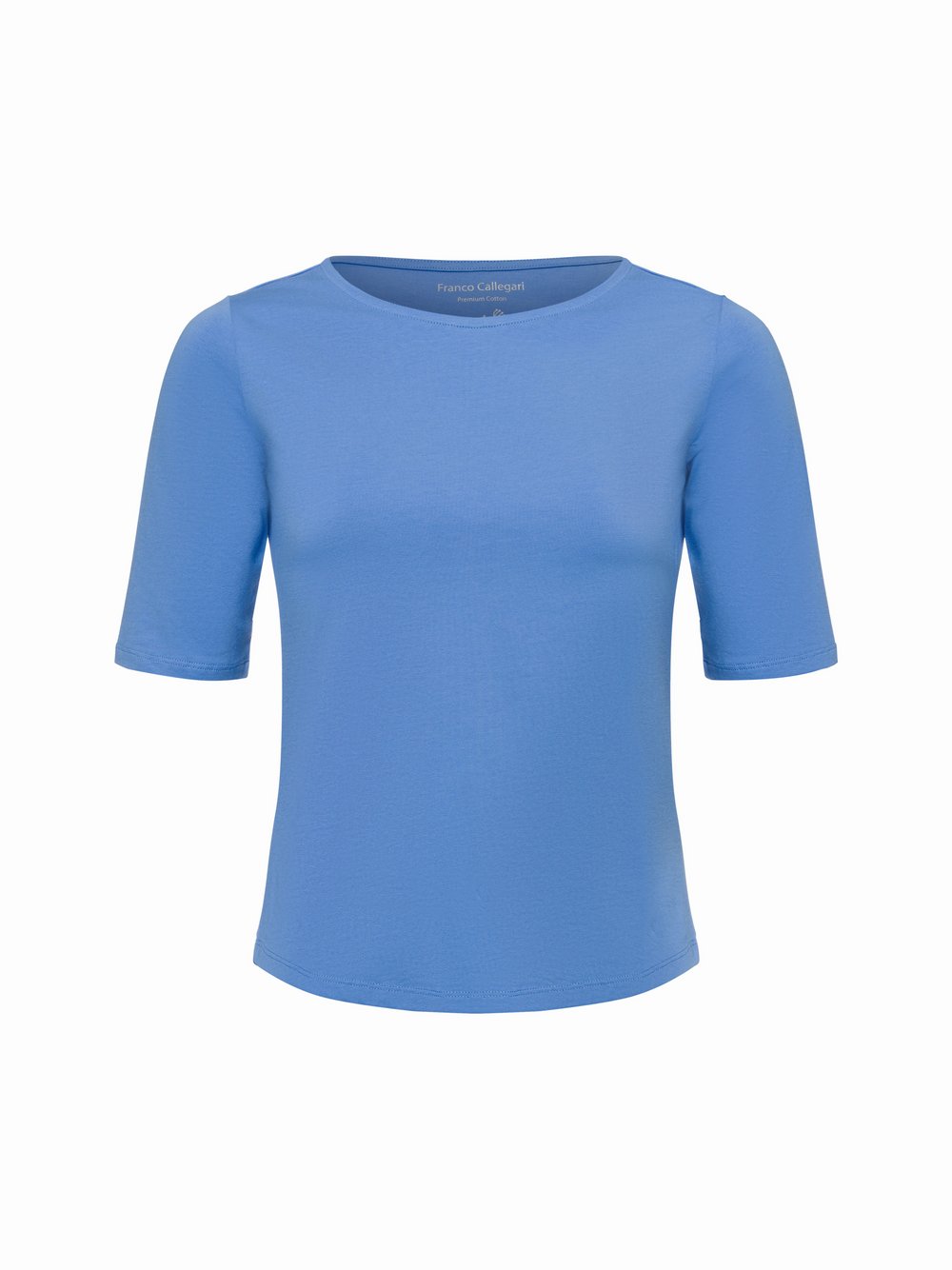 Franco Callegari T-Shirt Damen Jersey blau, L